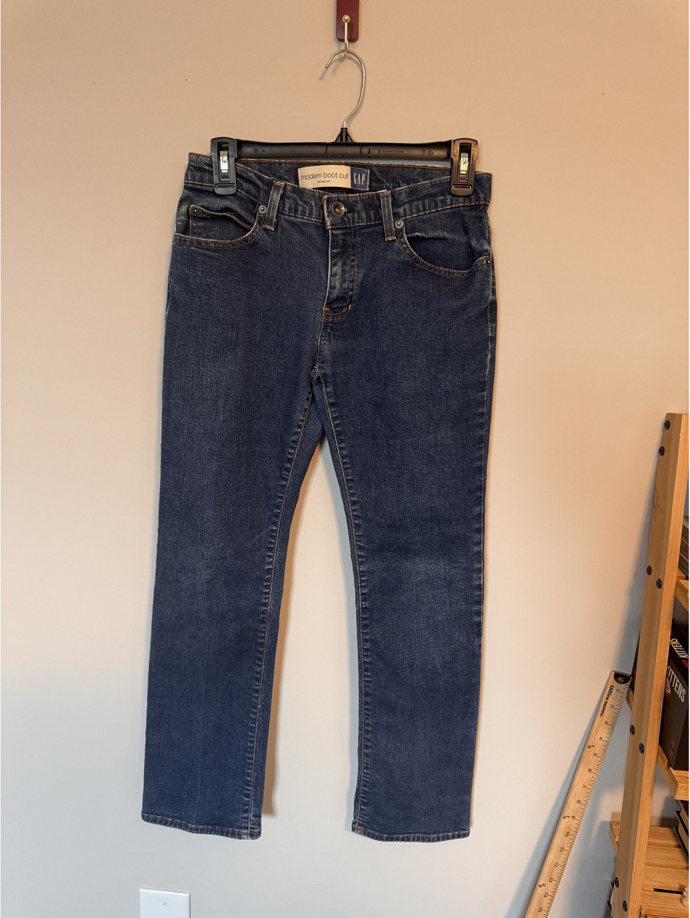 Gap Modern Ankle Bootcut Jeans Women's Dark Wash Denim Size 4